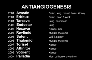 Anti-angiogenesis drugs